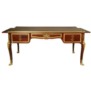 Bureau plat en amarante signé Paul Sormani - Galerie La Tour Camoufle
