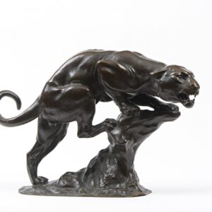 Georges GARDET - Puma à l'affut - Galerie Paris Manaus
