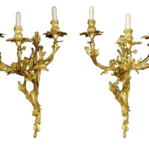 Grande Et Exceptionnelle Paire d'Appliques Style Louis XV