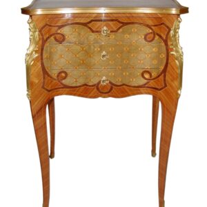 Table De Salon En Marqueterie Style Louis XV Signée Paul Sormani