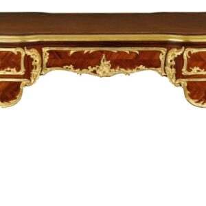 Bureau plat style Louis XV signé François Linke