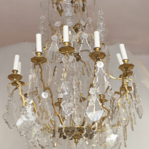 Lustre cage style Louis XV