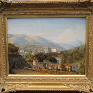 Vue de Royat, Puy-de-Dôme, Ecole Française vers 1830-1840