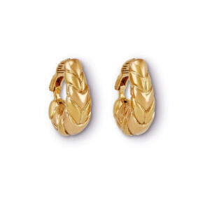 Boucles d'Oreilles Clip Bulgari Spiga Or Jaune 18 Carats