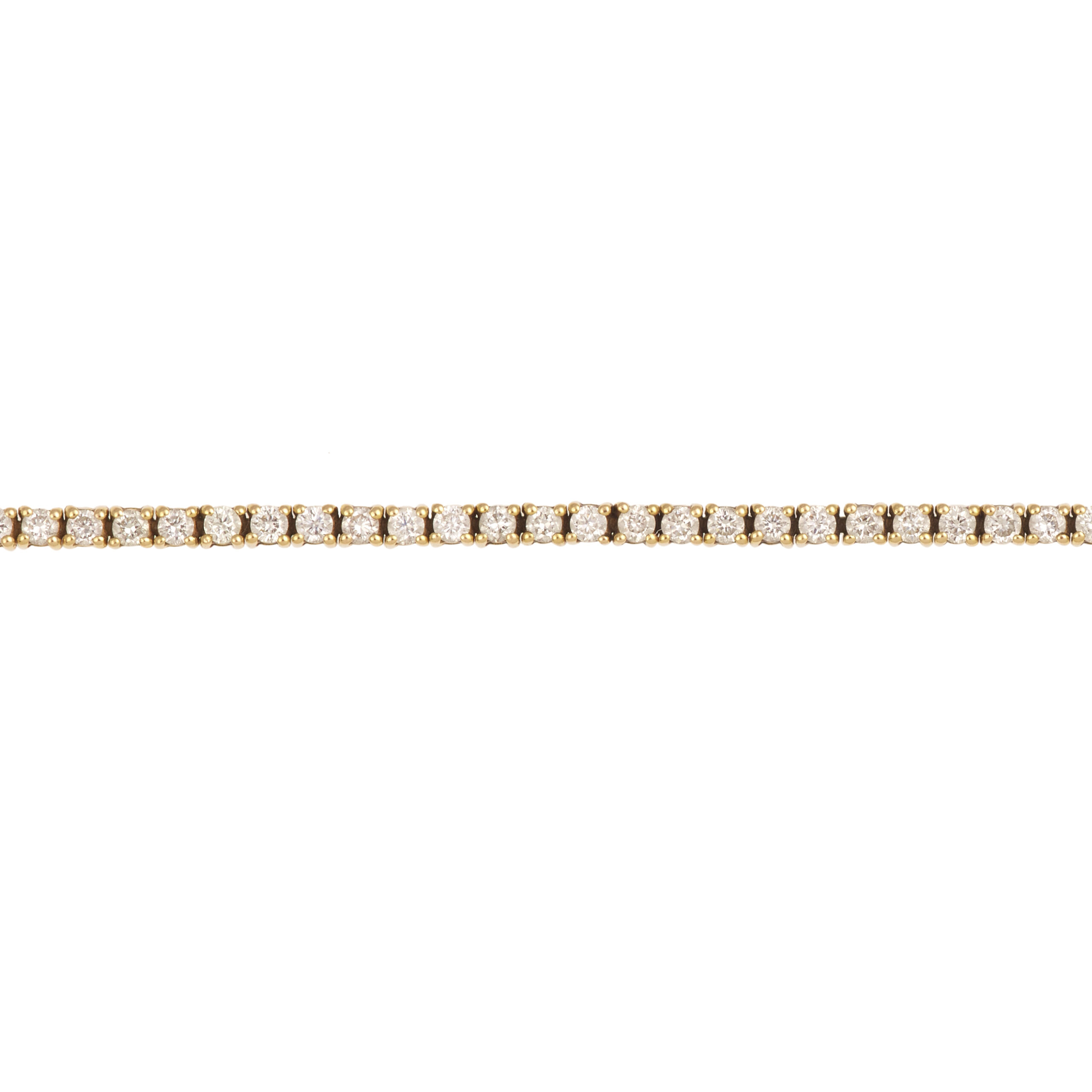 Bracelet Tennis Diamants 2.85 Carats Or Rose 18 Carats – Image 3