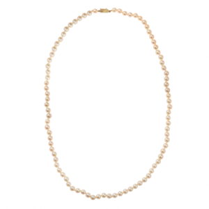 Collier de Perles 60 cm Or Jaune 18 Carats