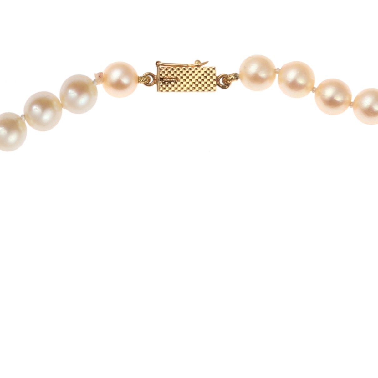 Collier de Perles 60 cm Or Jaune 18 Carats – Image 2